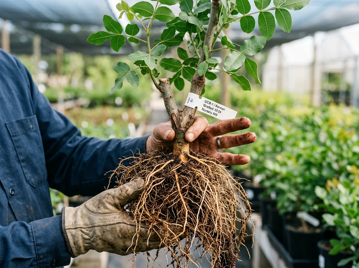 UCB-1 Hybrid Rootstock Strong Root Network and Graft Union