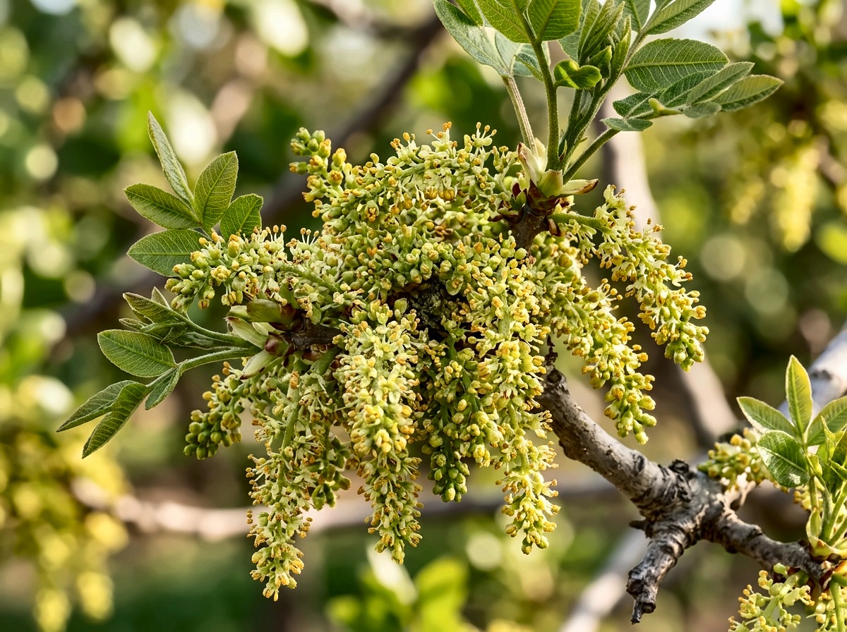 Egino male pistachio blossoms